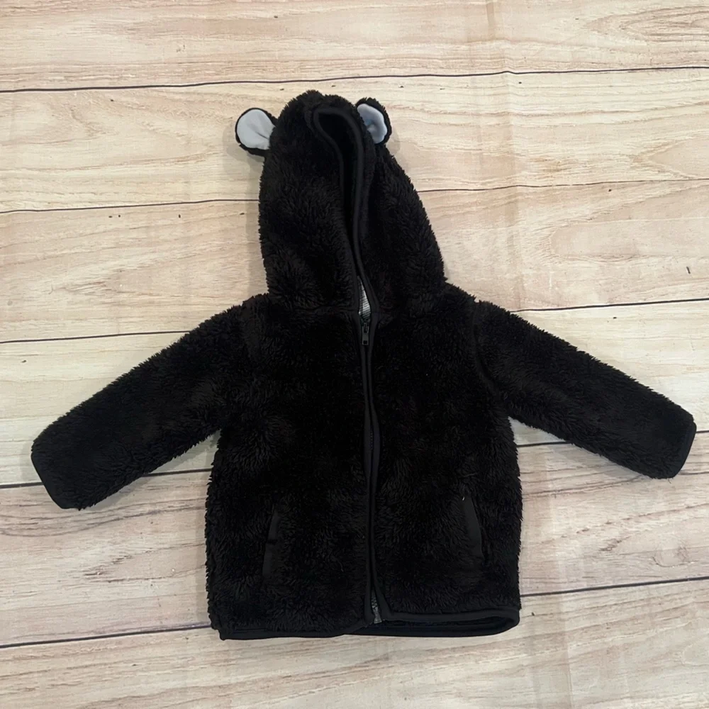 GARANIMALS Cozy Black Fleece Kids Set/baby